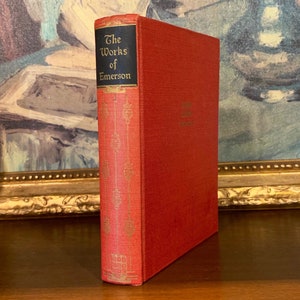 Ralph Waldo Emerson - Complete Works (1927) - Hardcover Vintage Book of Classic Literature