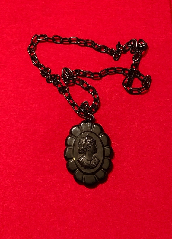 19th Century Mourning Cameo ~ Victorian Historical