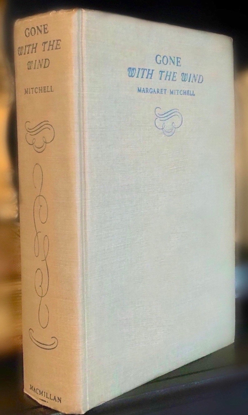 First Edition Gone With The Wind by Margaret Mitchell 1936 Classic Literature Bestseller and Iconic Historical Romance Novel 画像 10