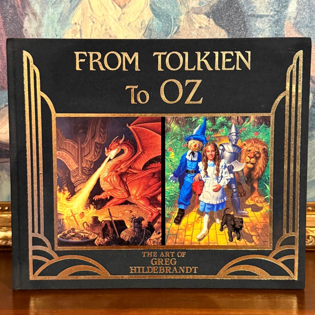 From Tolkien to Oz (1985) – the Art of Greg Hildebrandt – Vintage