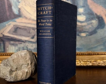Czarostwo: jego moc we współczesnym świecie – William Seabrook – pierwsze wydanie (1940) Książka okultystyczna w twardej oprawie