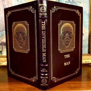 The Invisible Man – HG Wells (1967) – Easton Press – Leather Bound Book –Illustrated image 2