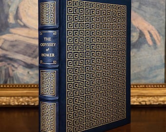 The Odyssey by Homer - Easton Press (1978) - Leather Bound Book - Illustrated Vintage Collectors Edition