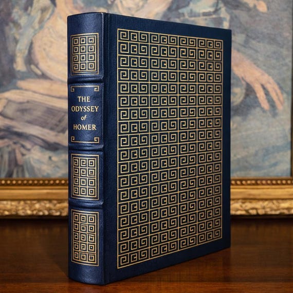 The Odyssey by Homer - Easton Press (1978) - Leather Bound Book - Illustrated Vintage Collectors Edition