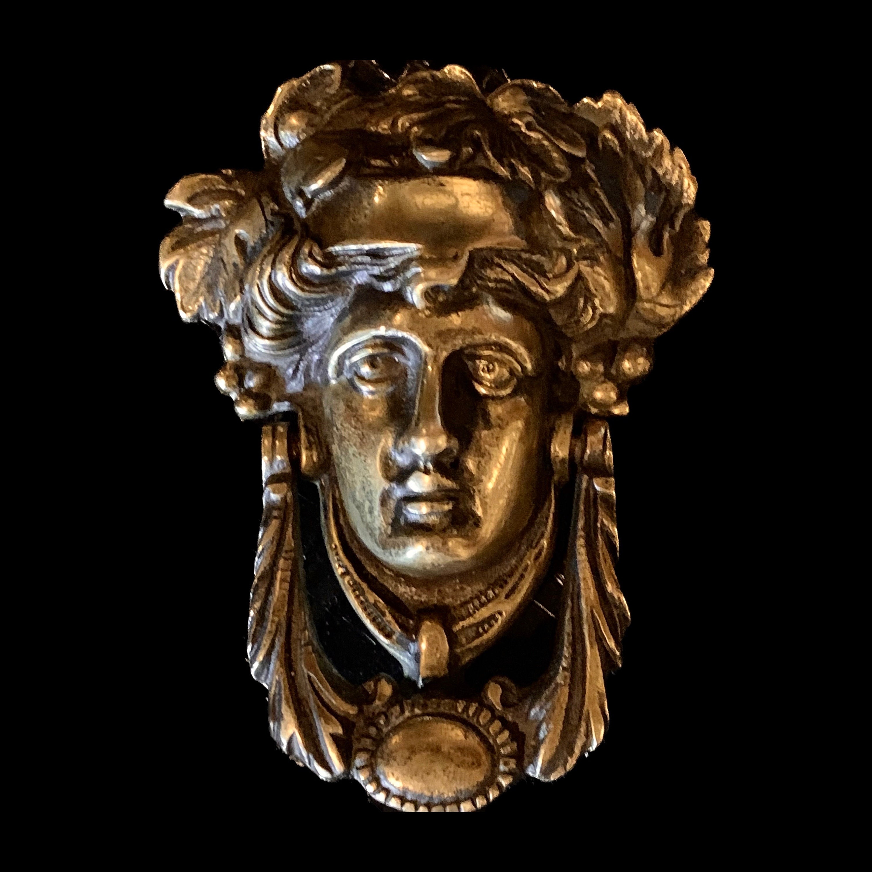 アンティーク　GREECE 飾り Victorian Antique Door Knocker Featuring Greek Goddess Athena