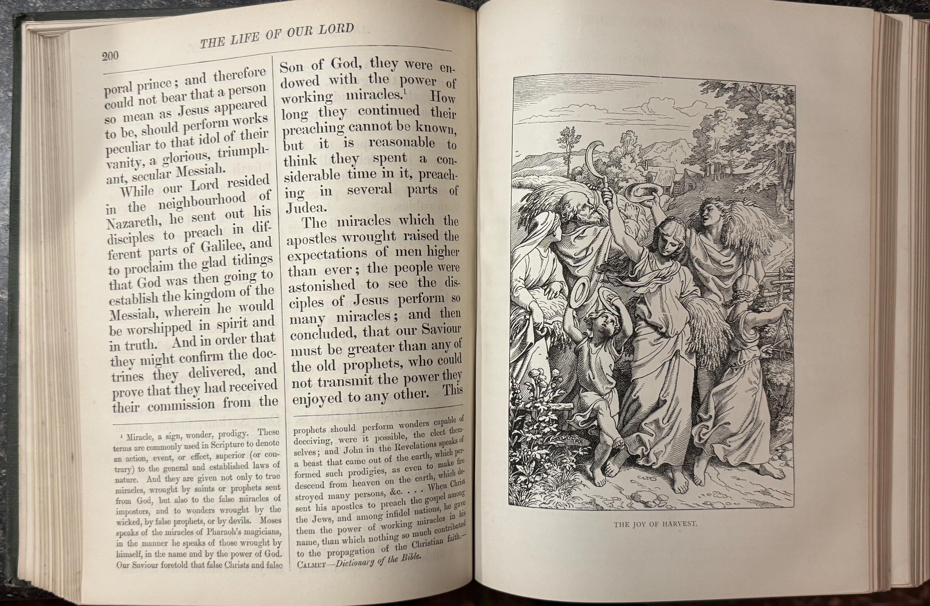 キリストの生涯（1885年）－大型挿絵入り古書カトリック書－ジョン
