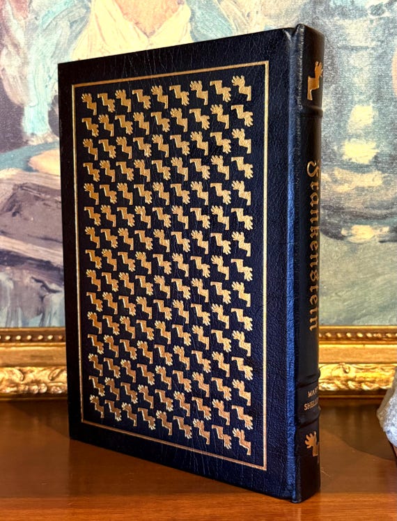 (珍しい本) 初版 Raymond Depardon MANICOMIO 洋書 Frankenstein – Mary Shelley (1962) – Easton Press – Leather Bound