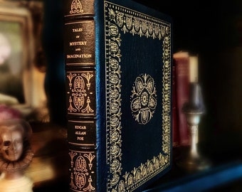 Edgar Allan Poe - Tales of Mystery and Imagination (1982) - Luxurious Leather Bound Book Illustrated by Harry Clarke