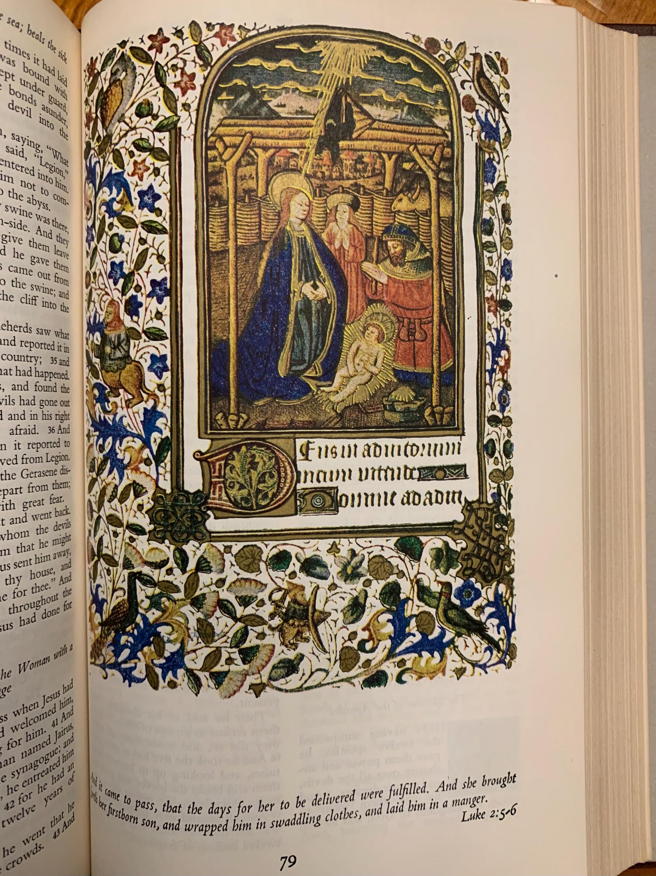 ヴィンテージ聖書（1953年） - カトリックファミリー版 - イラスト入り