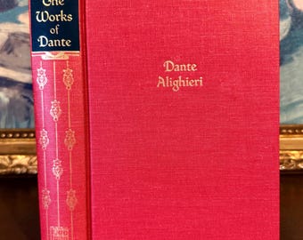 Vintage 1950 Dante Alighieri The Divine Comedy Hardcover, Illustrated Classic Literature, Collectible Book, Inferno Purgatory Paradise