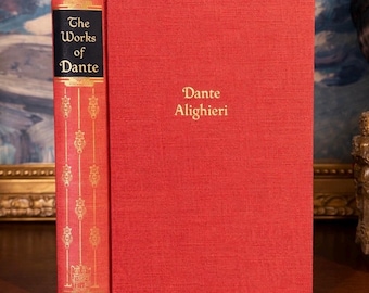 The Divine Comedy by Dante Alighieri (1950) – Illustrated Vintage Book from The Works of Dante: Inferno, Purgatory, and Paradise