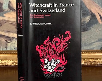 Brujería en Francia y Suiza (1976) Primera edición Libro de ocultismo antiguo - Ilustrado