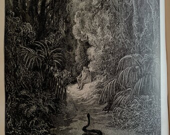 アンティークオリジナル木口木版　グスタフ・ドレ　挿画　ジョン・ミルトン　失楽園 il_340x270.5860461713_9t2h.jpg