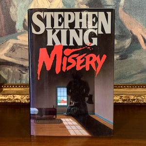 Misery by Stephen King (1987) – First Edition – Vintage Hardcover Horror Book