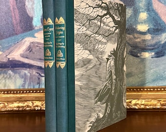 1943 Wuthering Heights & Jane Eyre First Editions: Eichenberg Wood Engravings
