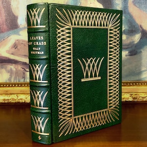 Leaves of Grass - Walt Whitman (1977) - Easton Press Limited Edition - Livre de collection relié en cuir illustré