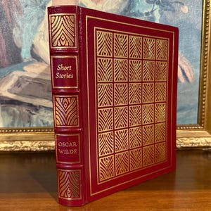Oscar Wilde – Short Stories (1976) – Easton Press – Illustrated, Vintage Leather Bound Book