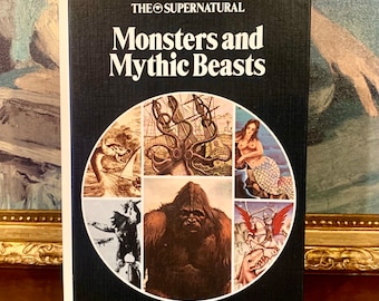 The Supernatural: Monsters and Mythic Beasts (1975) - Danbury Press - First Edition, Occult Book