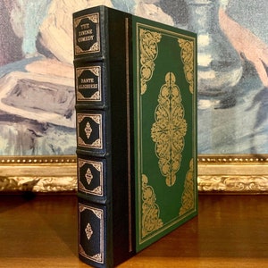 The Divine Comedy - Dante Alighieri (1983) - Illustrated by Gustave Dore - Vintage Leather Bound Book