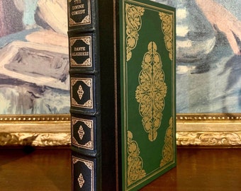 The Divine Comedy - Dante Alighieri (1983) - Illustrated by Gustave Dore - Vintage Leather Bound Book