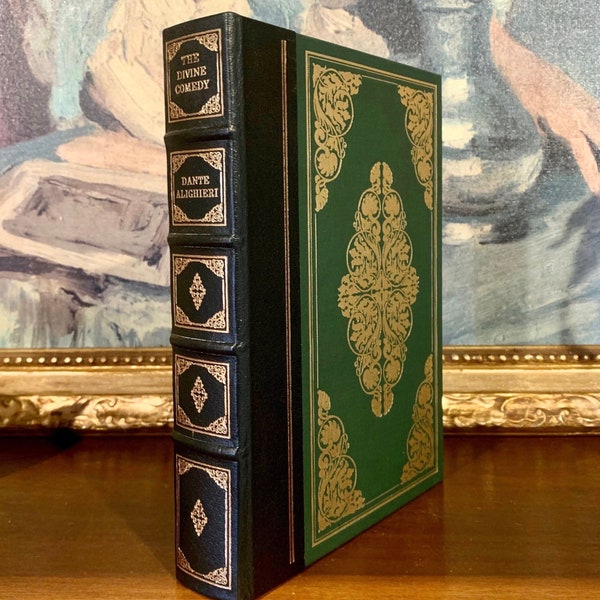 The Divine Comedy - Dante Alighieri (1983) - Illustrated by Gustave Dore - Vintage Leather Bound Book