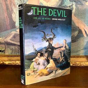 Vintage Occult Book: The Devil and All His Works, 1971 First Edition, Demonology Hardcover