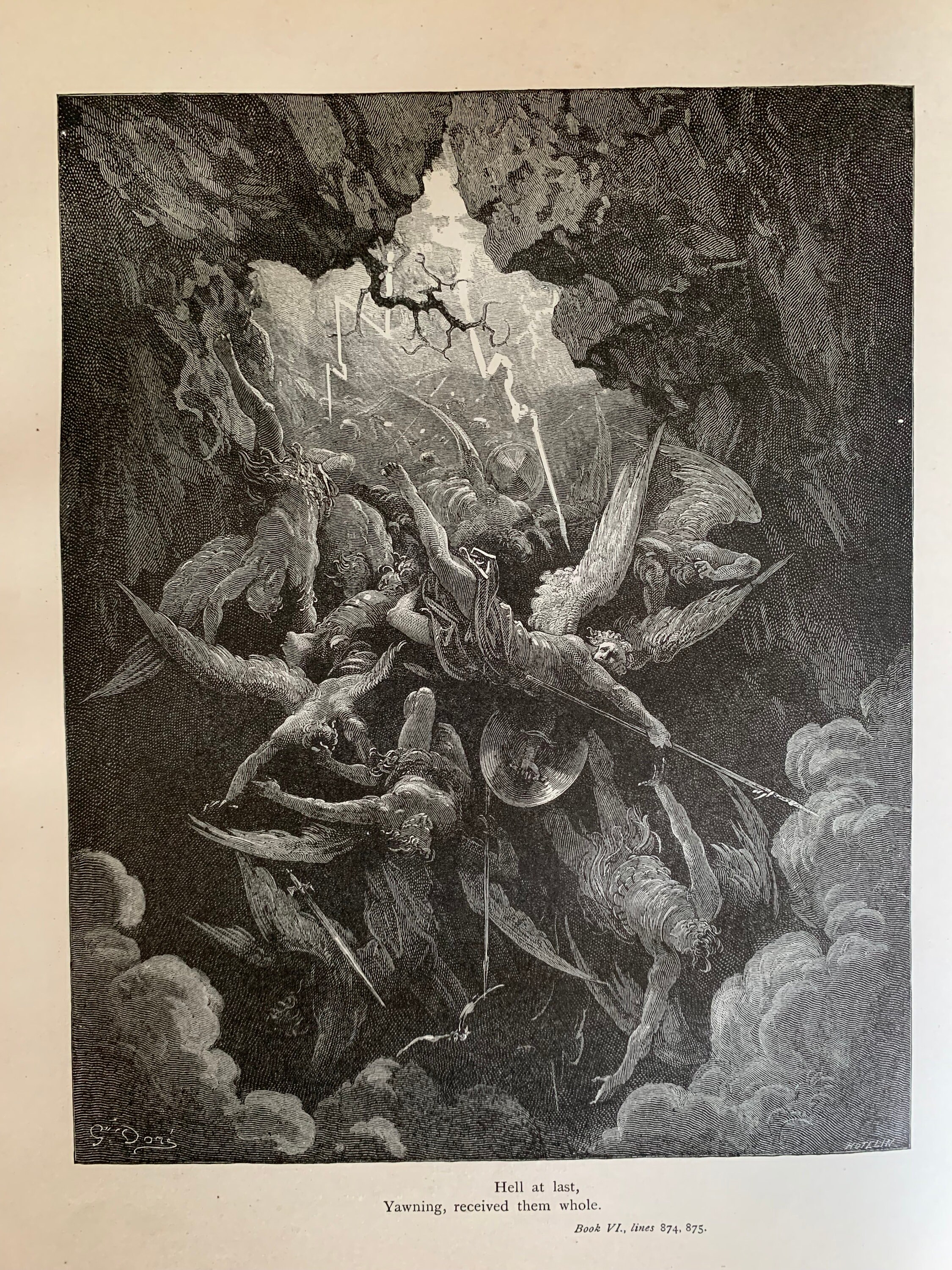 失楽園 ジョン・ミルトン著 (1880) - ギュスターヴ・ドレの挿絵入り