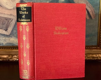 William Shakespeare - Complete Works (1937) - Vintage Collectible Book