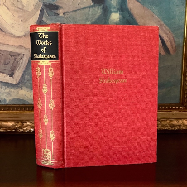 William Shakespeare - Complete Works (1937) - Vintage Collectible Book