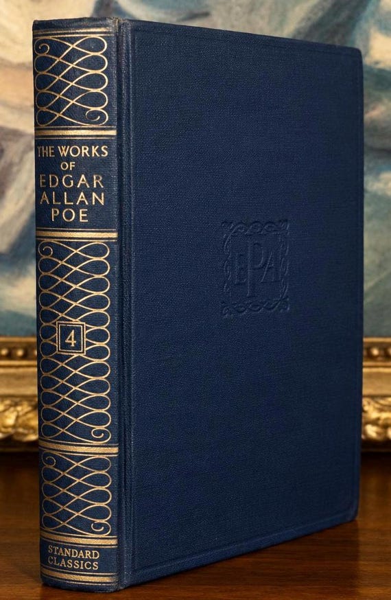 The Works of Edgar Allan Poe (1933) - Collectible Vintage Book - Etsy
