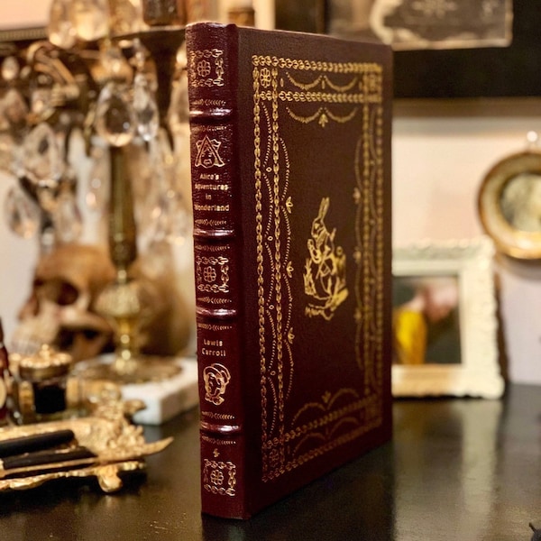 Alice im Wunderland ~ Lewis Carroll ~ 1977 ~ Easton Press ~ 1. Auflage ~ Erstdruck ~ Ledergebundenes Buch.