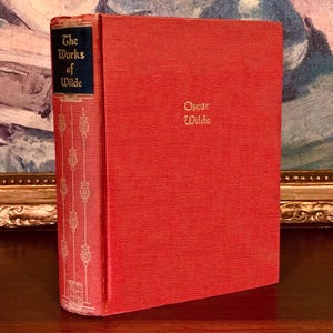 Oscar Wilde Complete Works (1927) – Vintage Cloth Bound Hardcover Book