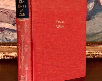 Oscar Wilde Complete Works (1927) – Vintage Cloth Bound Hardcover Book