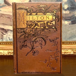John Milton - Poetical Works (1884) - Paradise Lost - Illustrated Victorian Antique Book