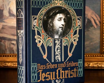Life of Christ (1910) – Illustrated Antique Book with Religious Art Engravings
