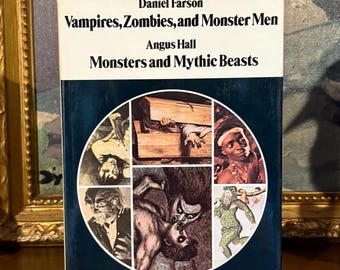 Libro clásico de ocultismo: Vampiros, zombis y bestias míticas (1975) – Ilustrado