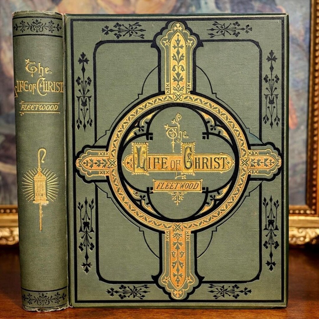 キリストの生涯（1885年）－大型挿絵入り古書カトリック書－ジョン