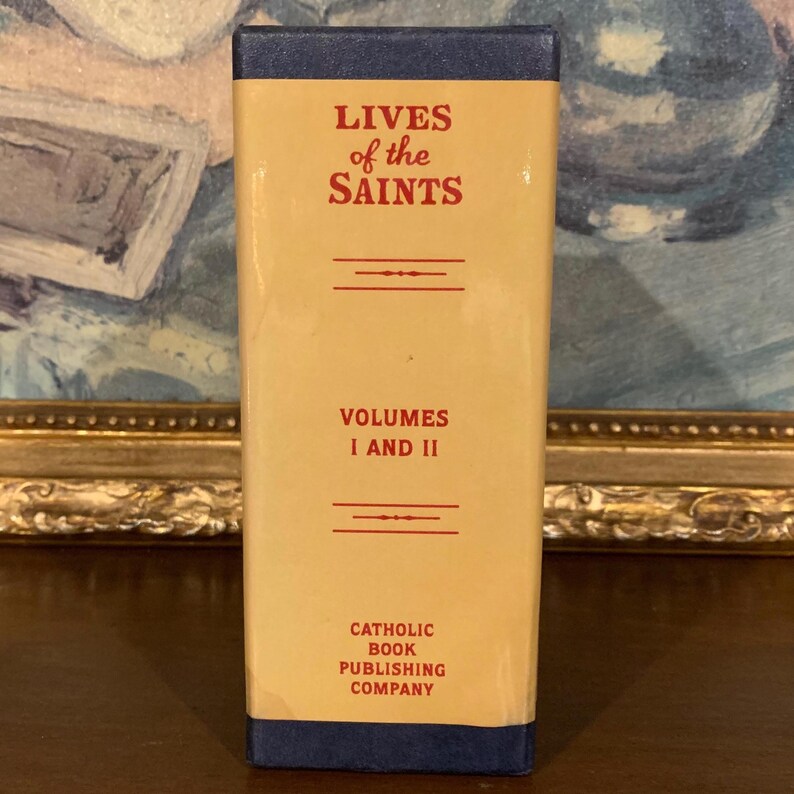 Vintage Illustrated Lives of the Saints Book Set (1998) With Slipcase ...
