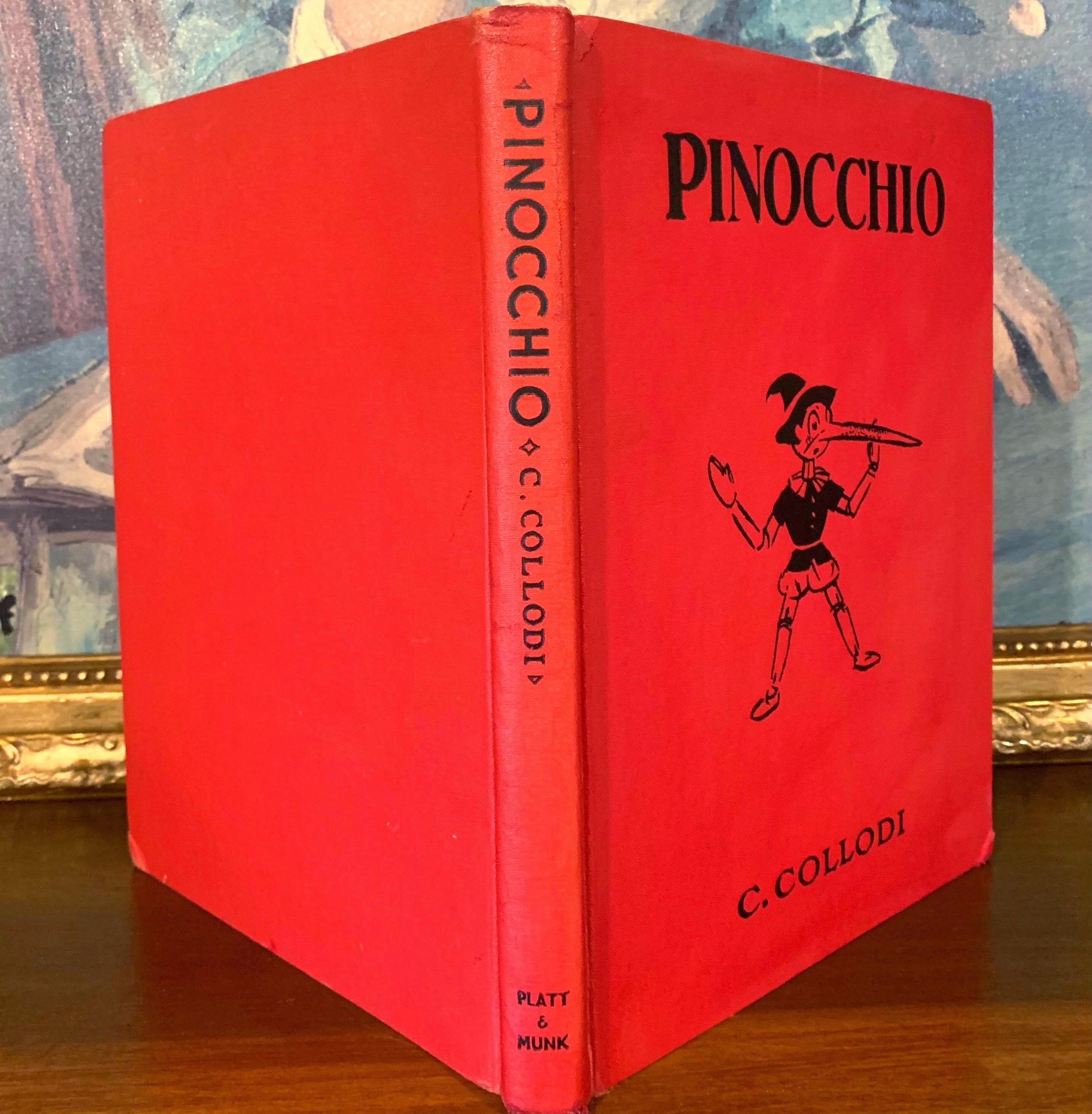 Pinocchio - C. Collodi (1940) - Illustrated, First Edition Book