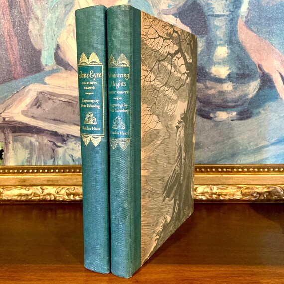 1943 Wuthering Heights & Jane Eyre First Editions: Eichenberg Wood Engravings