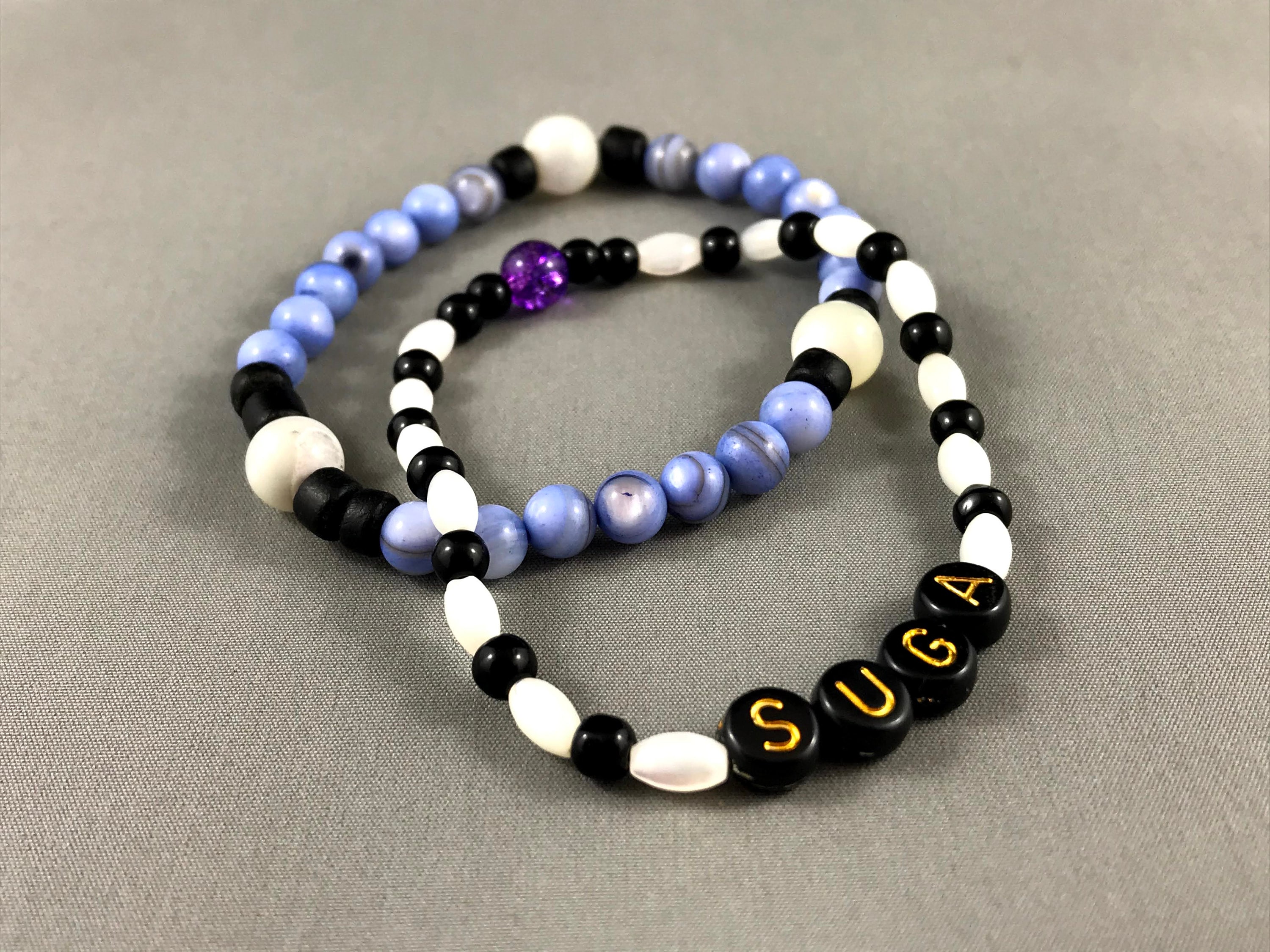 BTS Suga Bracelet Agustd Yoongi Etsy Canada