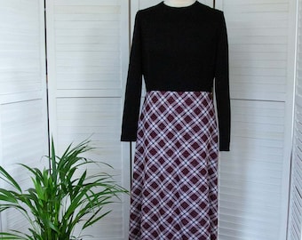 tartan maxi dress uk