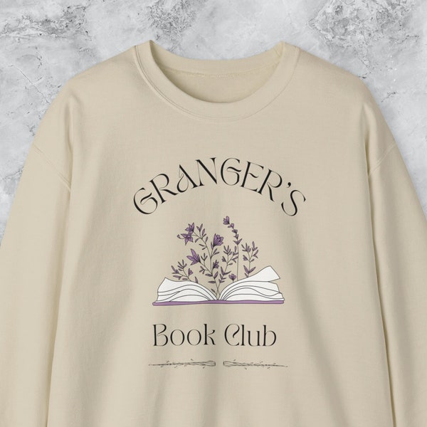 Granger's Book Club Pullover (EU) Hermine Granger Books Pullover Harry Potter Pullover Damen Pullover Herren Sweatshirt Harry Potter Geschenk