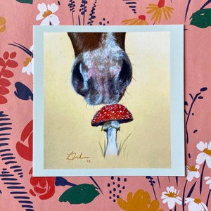 Ansichtkaart Pony Nose naar Lucky Mushroom