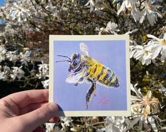 Abeille de carte postale