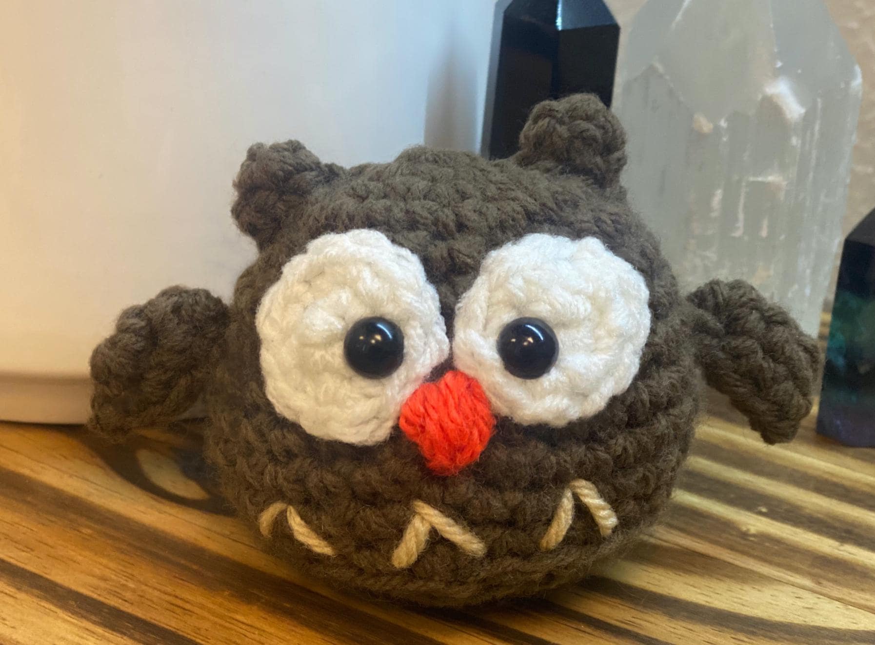 Crochet Owl Plushie: Handmade Stuffed Animal