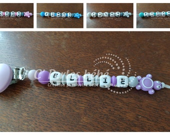 Attache Sucette Bebe Etsy