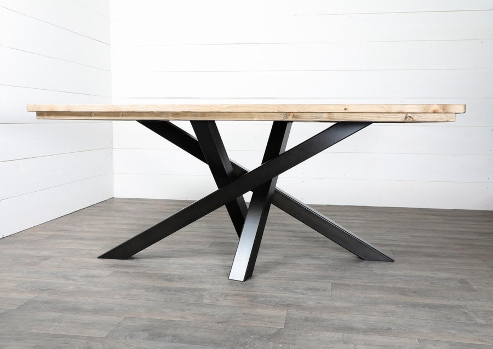 Pied de table croisé mikado Ref: Quikado Fabriqué en | Etsy