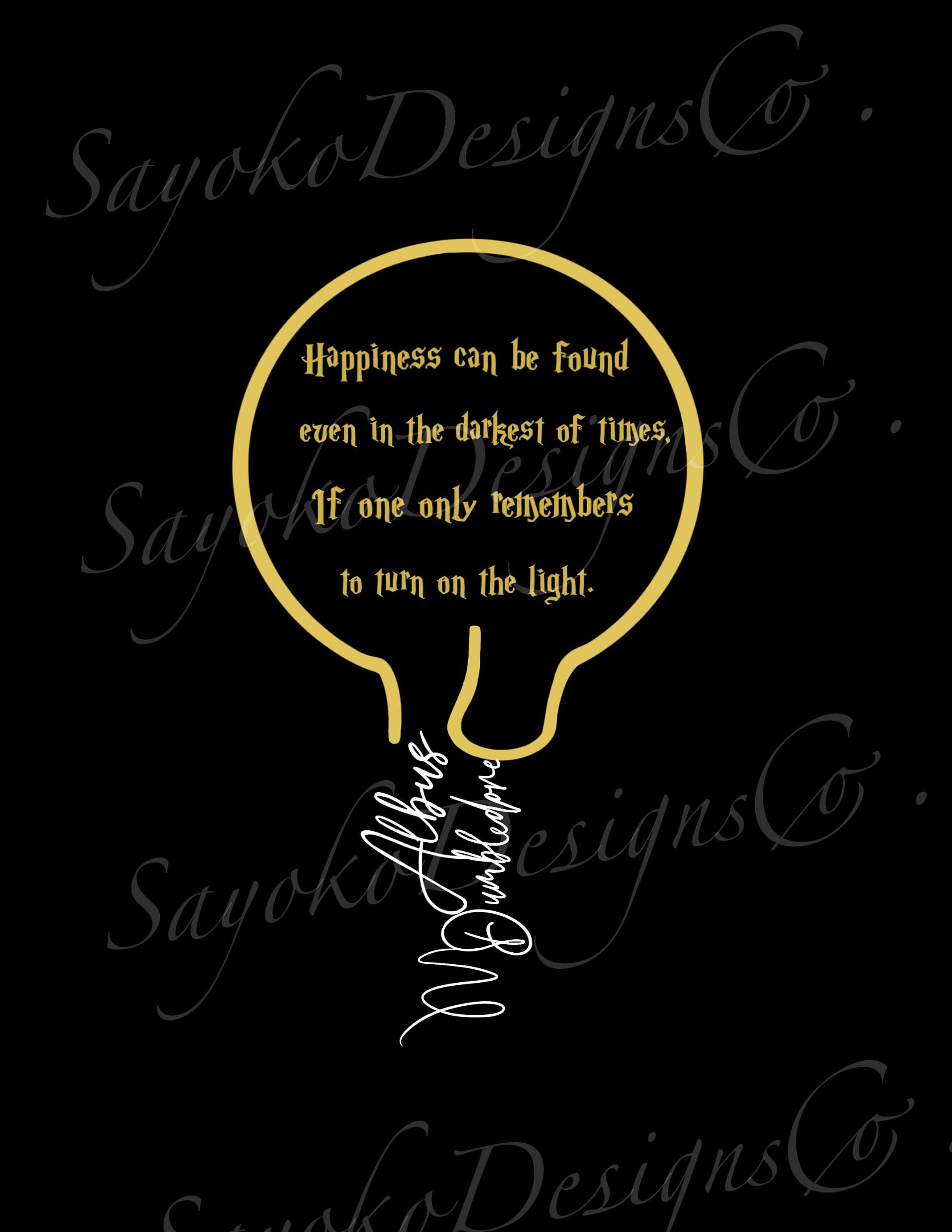 Harry Potter Print Albus Dumbledore Harry Potter Quote | Etsy