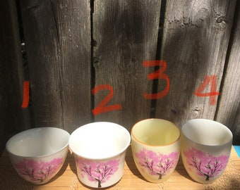 Heat sensitive Cheery Blossom Gaiwan Cherry Tea cup